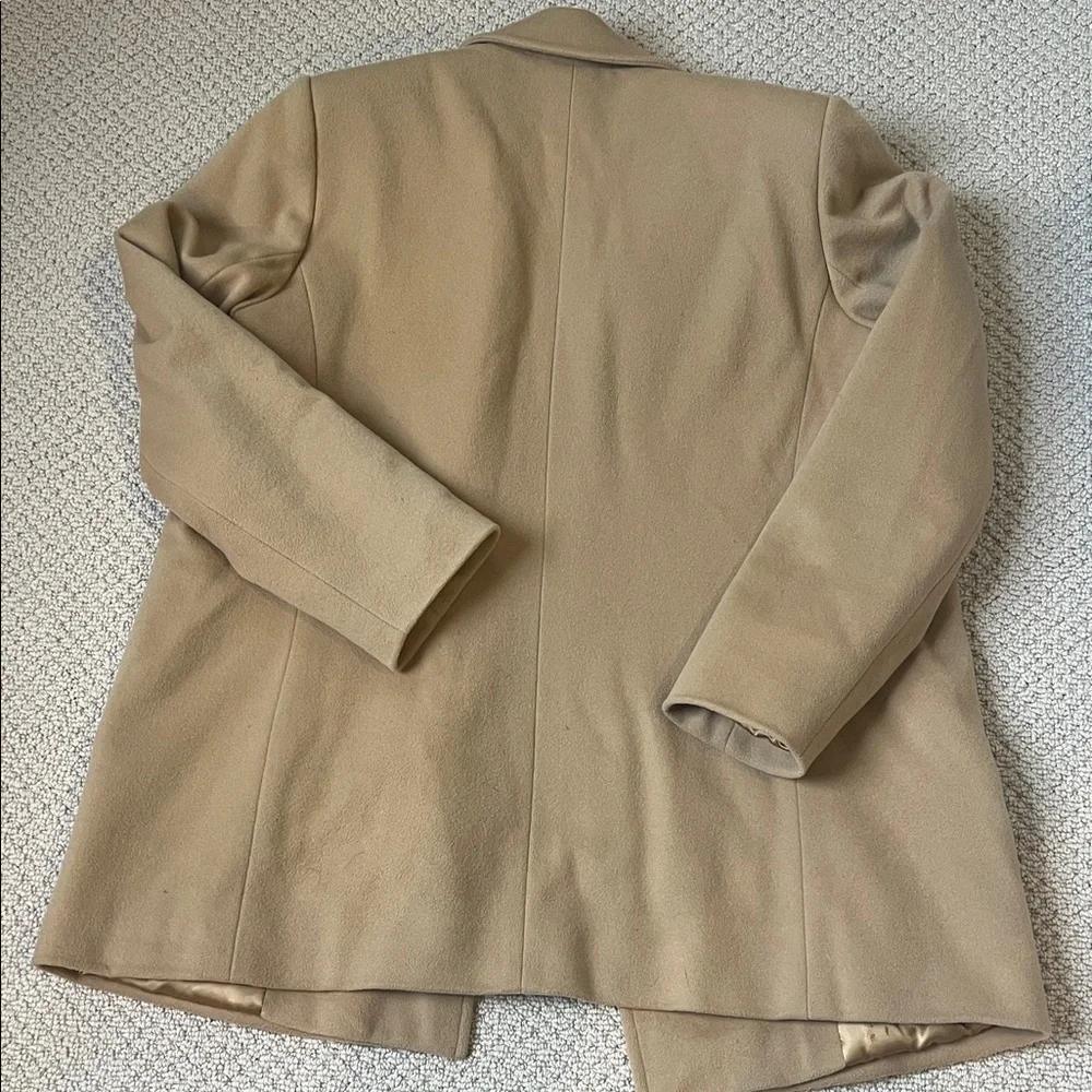 LL Bean Tan Peacoat - Picture 5 of 5